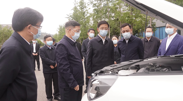 云南省委副书记、省长王予波带队到 银河浏览器Galaxy动力开展调研